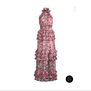 Elliatt Dunmore Dress Size Small Like New Worn Once Floral Maxi Wedding Guest